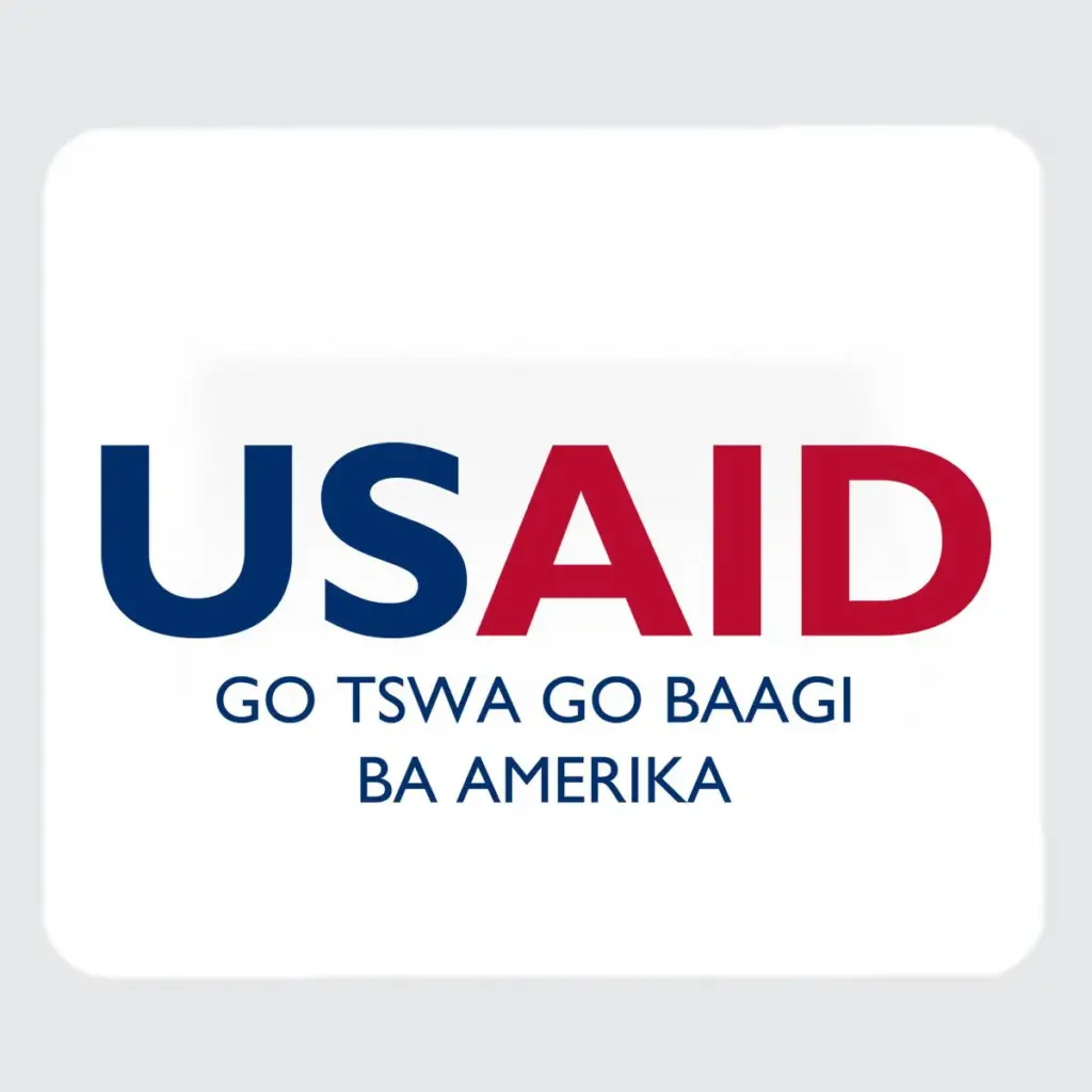 USAID Setswana - Large Rectangle Full Color Mouse Pads (9.25"x7.75"x0.625)