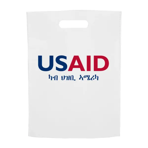 USAID Tigrinya - Non-Woven Exhibition Tote Bags (11"x14")