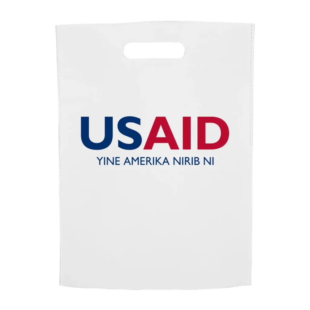 USAID Kusaal - Non-Woven Exhibition Tote Bags (11"x14")