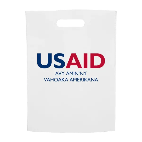 USAID Malagasy - Non-Woven Exhibition Tote Bags (11"x14")