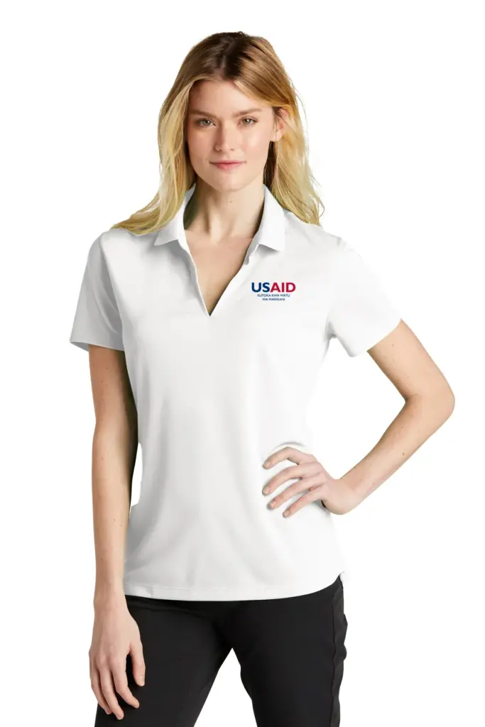 USAID Swahili Nike Ladies Dri-FIT Micro Pique 2.0 Polo