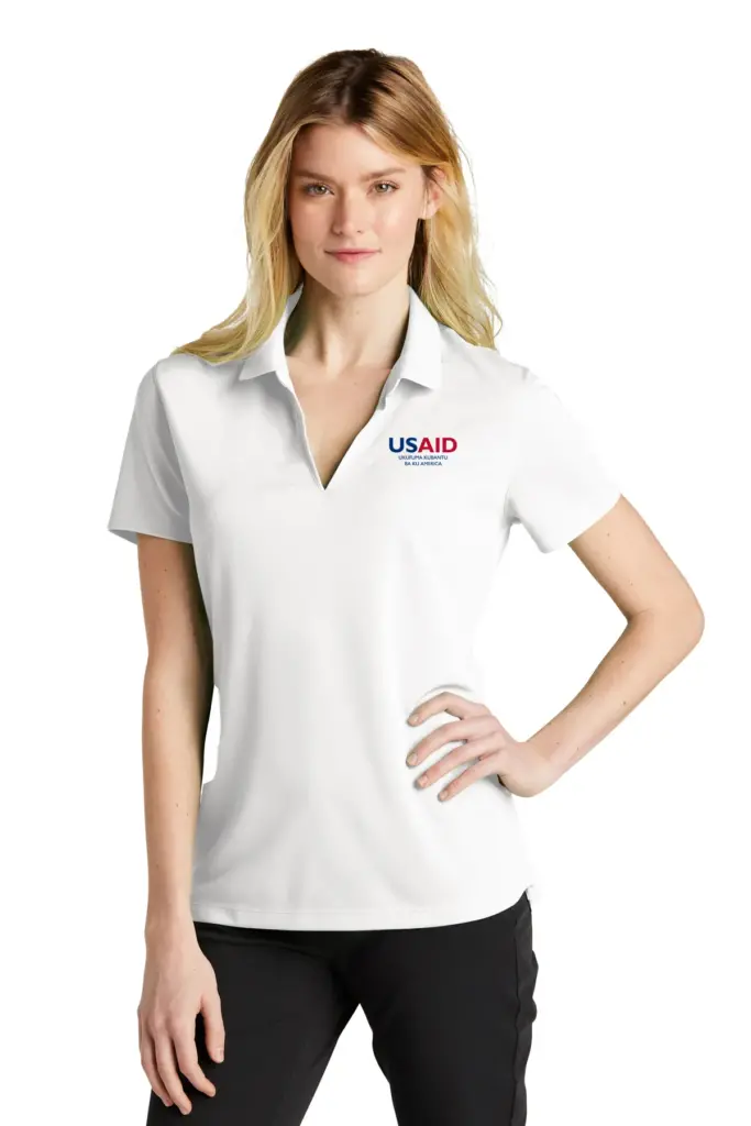 USAID Bemba Nike Ladies Dri-FIT Micro Pique 2.0 Polo