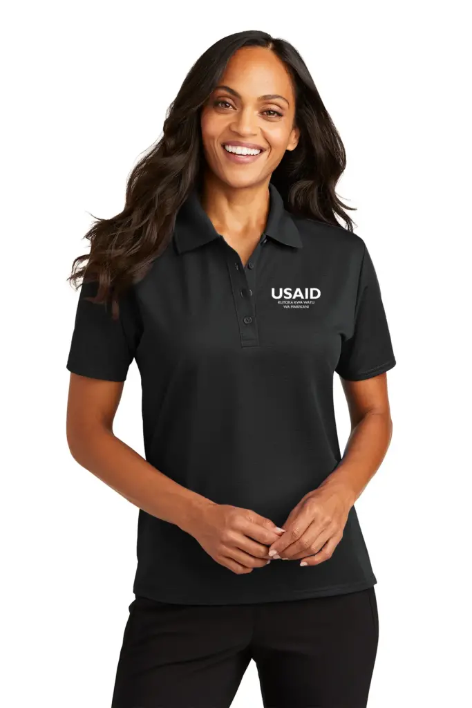 USAID Swahili Port Authority Ladies Dry Zone Ottoman Sport Shirt