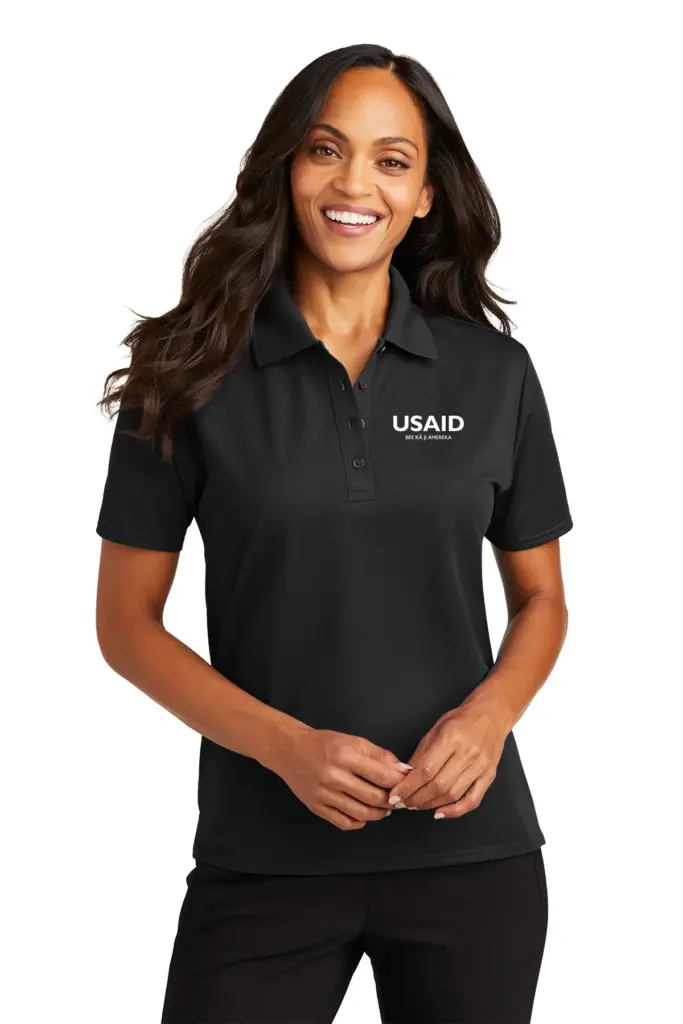 USAID Nuer Port Authority Ladies Dry Zone Ottoman Sport Shirt