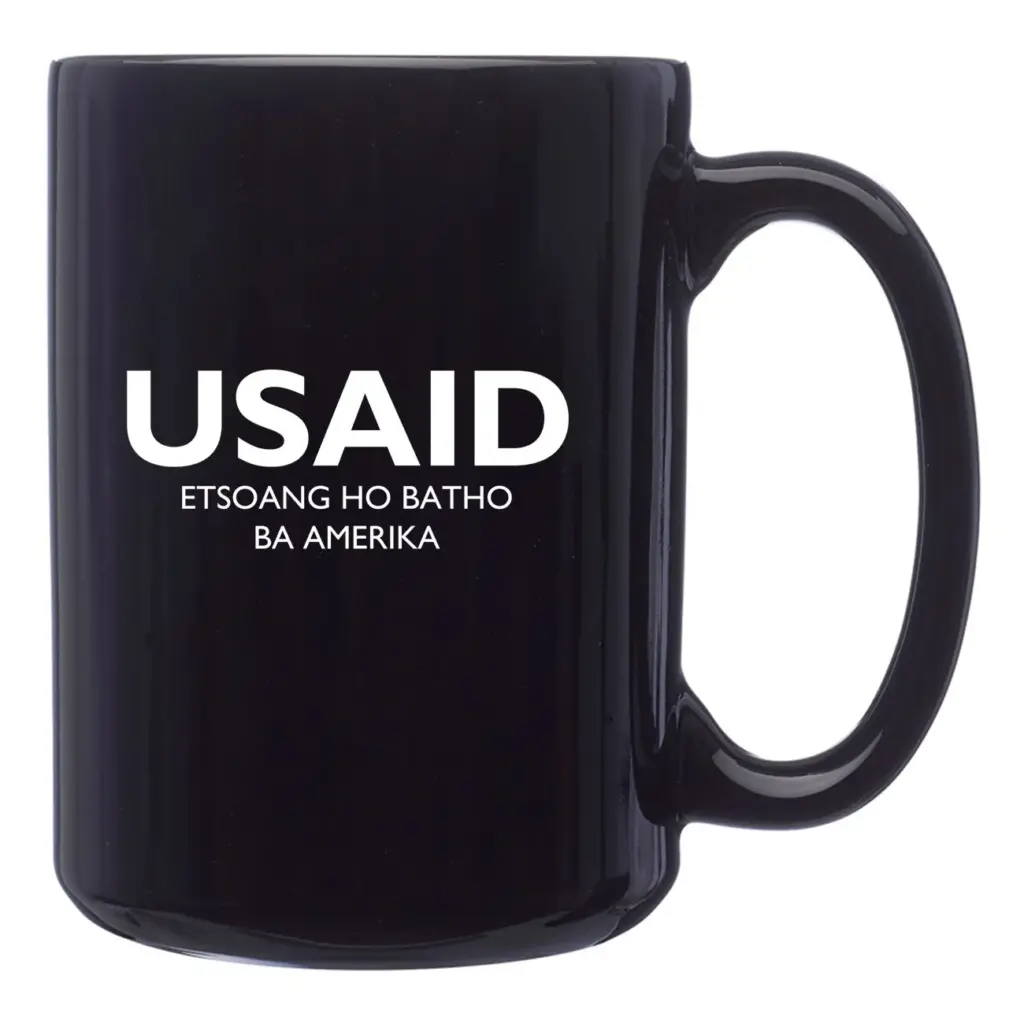 USAID Sesotho - 15 Oz. Large El Grande Coffee Mugs