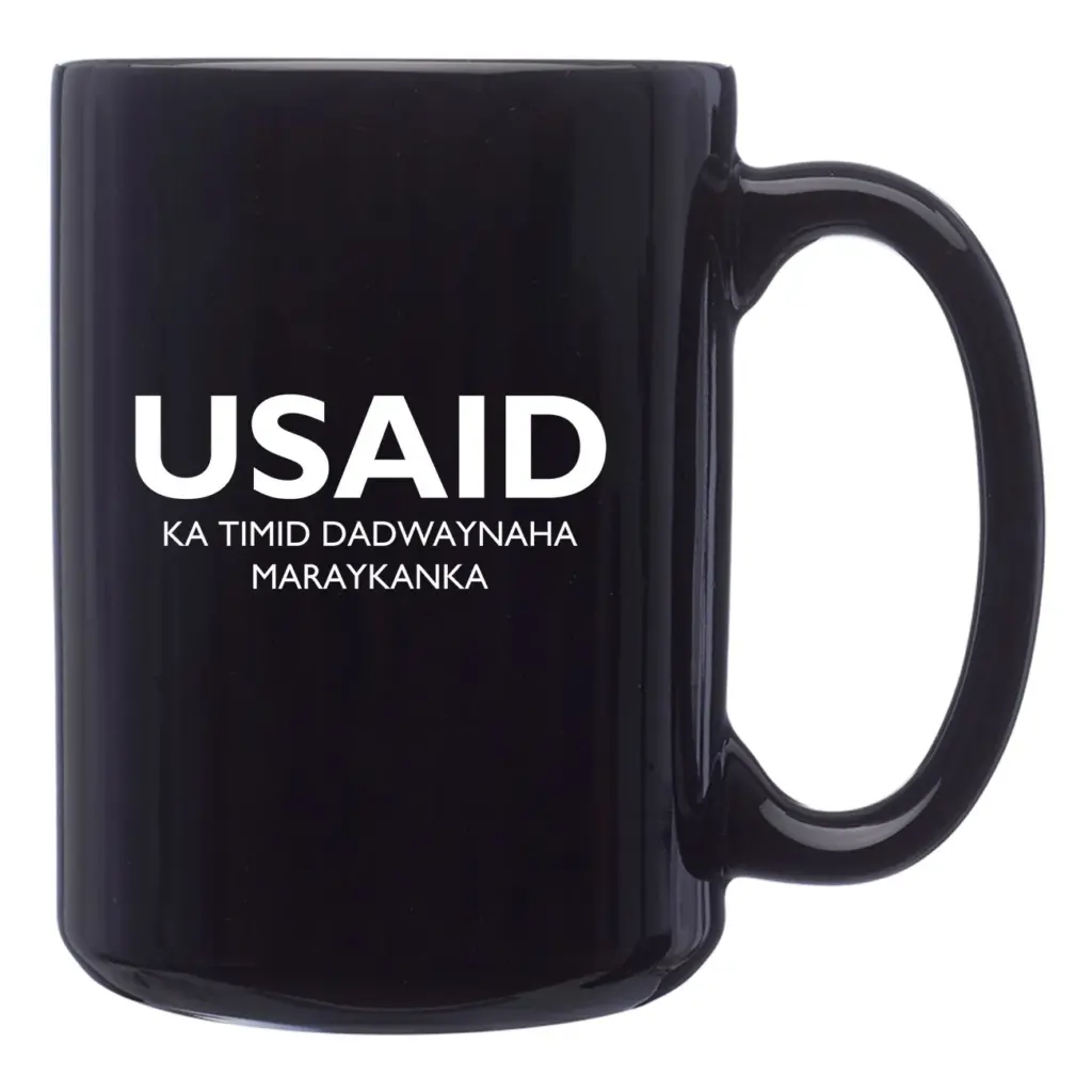USAID Somali - 15 Oz. Large El Grande Coffee Mugs