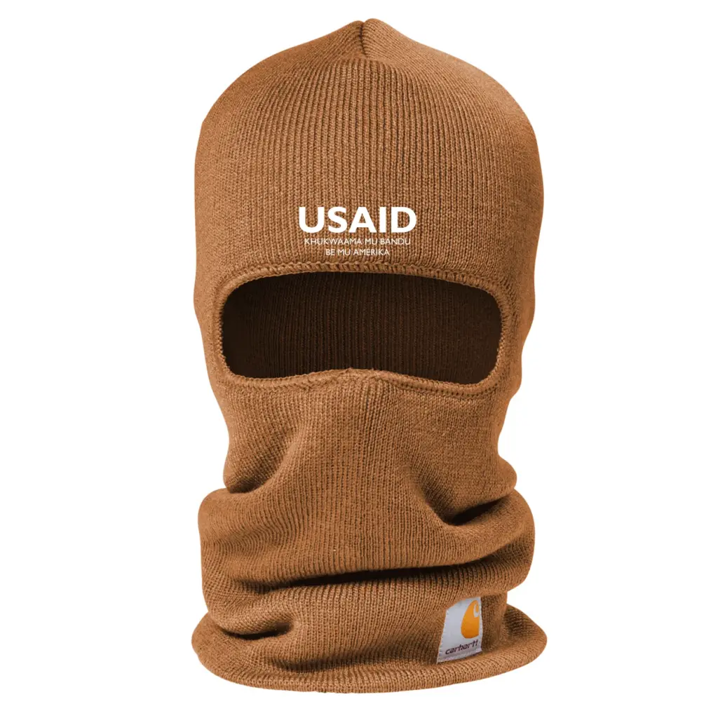 USAID Lugisu - Embroidered Carhartt Knit Insulated Face Mask