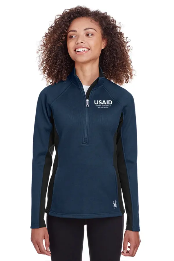 USAID Wolof SPYDER Ladies Constant Half-Zip Sweater