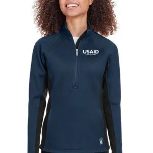USAID Acholi SPYDER Ladies Constant Half-Zip Sweater
