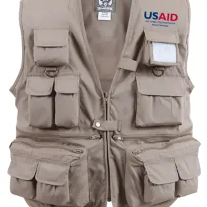 USAID Somali - Uncle Milty's Khaki Travel Vest Min 12 pcs