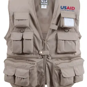 USAID Zande - Uncle Milty's Khaki Travel Vest Min 12 pcs