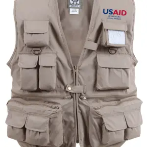 USAID Kikongo - Uncle Milty's Khaki Travel Vest Min 12 pcs