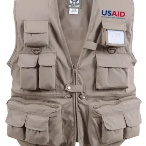 USAID Lozi - Uncle Milty's Khaki Travel Vest Min 12 pcs