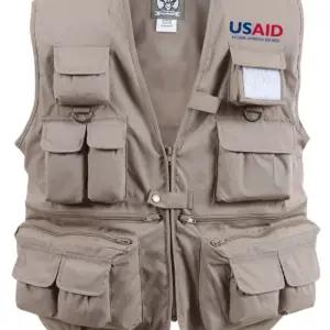 USAID Moru - Uncle Milty's Khaki Travel Vest Min 12 pcs