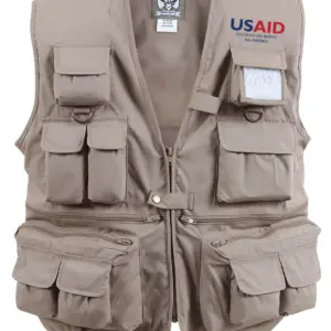 USAID Sesotho - Uncle Milty's Khaki Travel Vest Min 12 pcs
