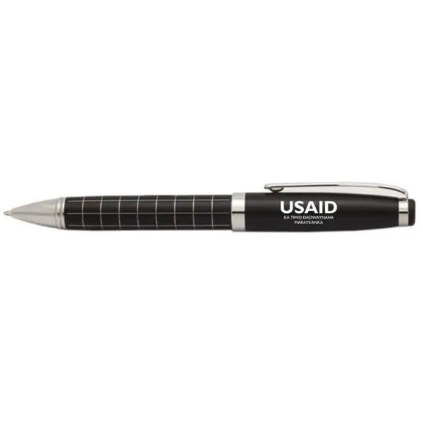 USAID Somali - Onyx Grid Metal Pens