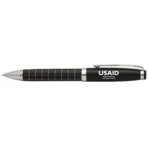 USAID Soninke - Onyx Grid Metal Pens