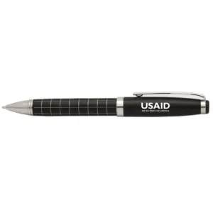 USAID Dinka - Onyx Grid Metal Pens