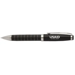 USAID Kusaal - Onyx Grid Metal Pens