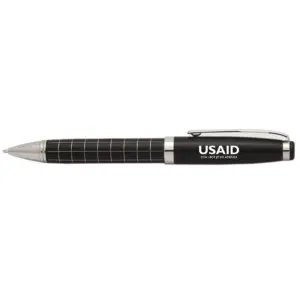 USAID Langi - Onyx Grid Metal Pens