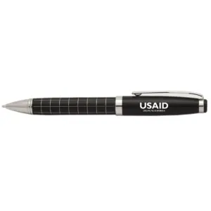 USAID Luganda - Onyx Grid Metal Pens