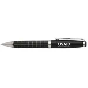 USAID Lugbara - Onyx Grid Metal Pens