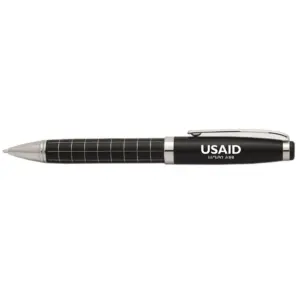 USAID Amharic - Onyx Grid Metal Pens