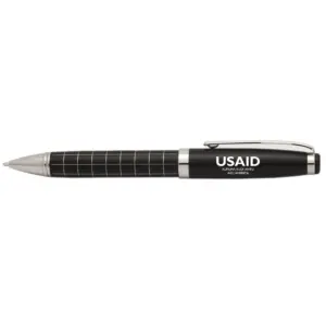 USAID Lunda - Onyx Grid Metal Pens