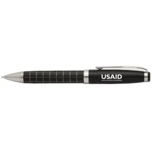 USAID Lusoga - Onyx Grid Metal Pens