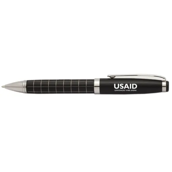 USAID Pulaar - Onyx Grid Metal Pens