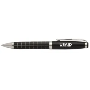USAID Runyankole - Onyx Grid Metal Pens