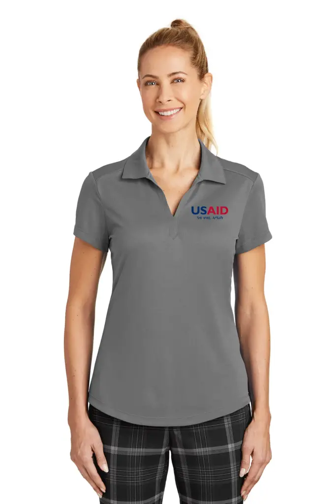 USAID Tigrinya Nike Ladies Dri-Fit Legacy Polo Shirt