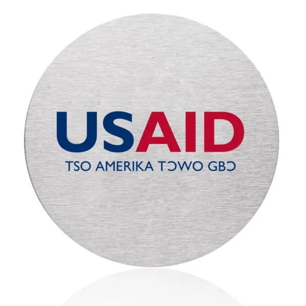 USAID Ewe - Osaka Stainless Steel Round Coasters