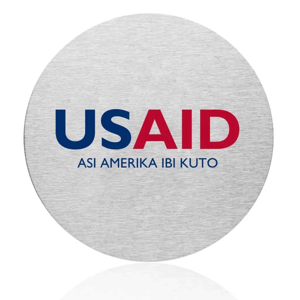 USAID Gonja - Osaka Stainless Steel Round Coasters