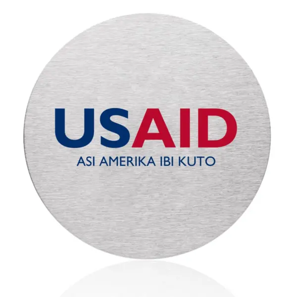 USAID Gonja - Osaka Stainless Steel Round Coasters