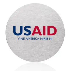 USAID Kusaal - Osaka Stainless Steel Round Coasters