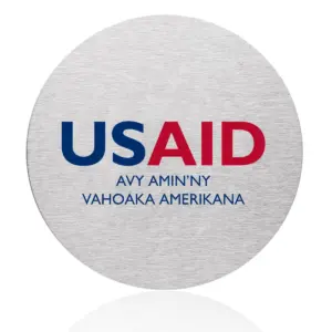 USAID Malagasy - Osaka Stainless Steel Round Coasters