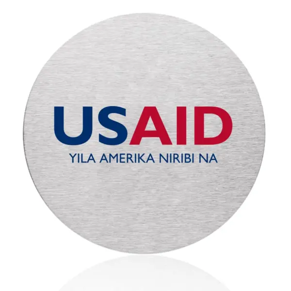 USAID Mampruli - Osaka Stainless Steel Round Coasters