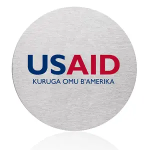 USAID Runyankole - Osaka Stainless Steel Round Coasters