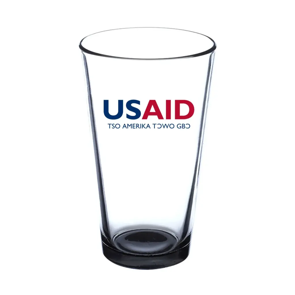USAID Ewe - 16 oz. Imported Pint Glasses
