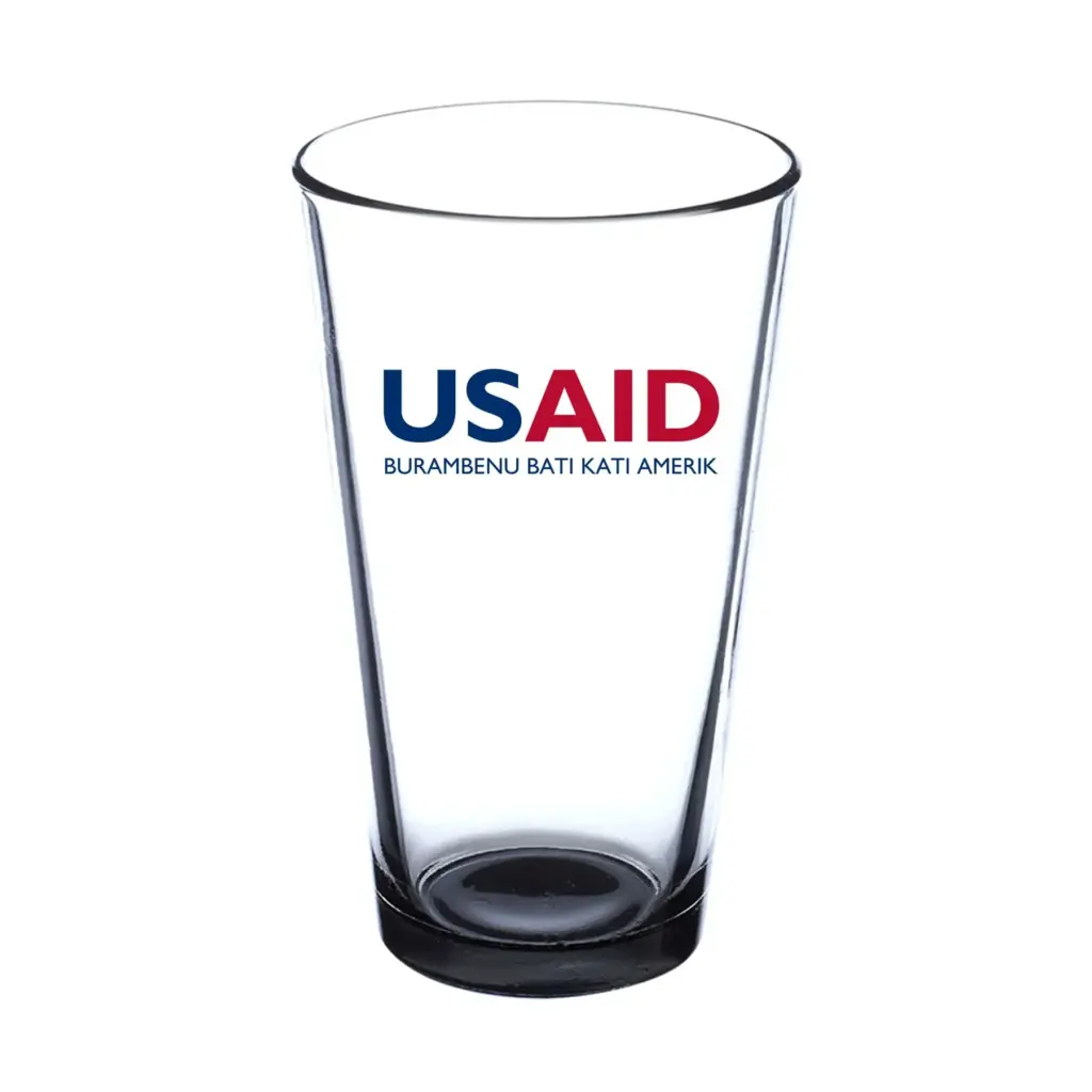 USAID Joola - 16 oz. Imported Pint Glasses