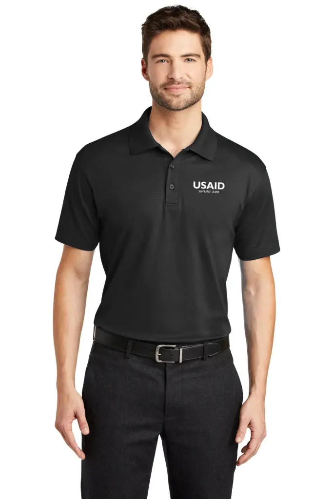 USAID Amharic - Port Authority Men's Rapid Dry Mesh Polo Shirt