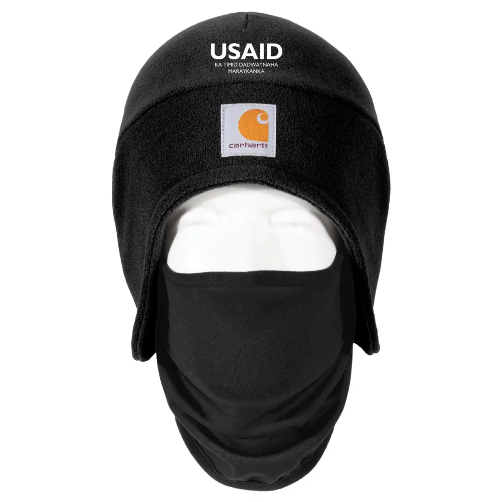 USAID Somali - Embroidered Carhartt Fleece 2-in-1 Headwear