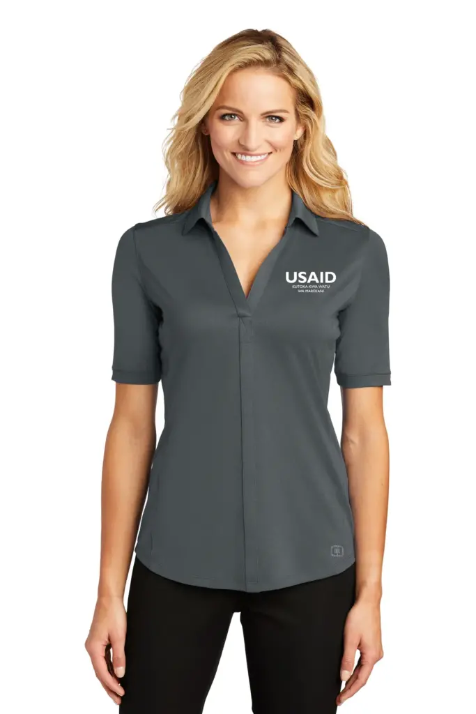 USAID Swahili OGIO Ladies Metro Polo Shirt