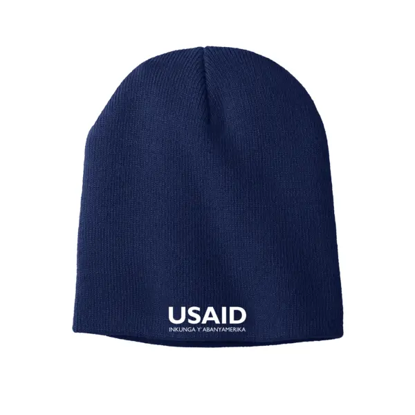 USAID Kinywarwanda - Embroidered Port & Company Knit Skull Cap