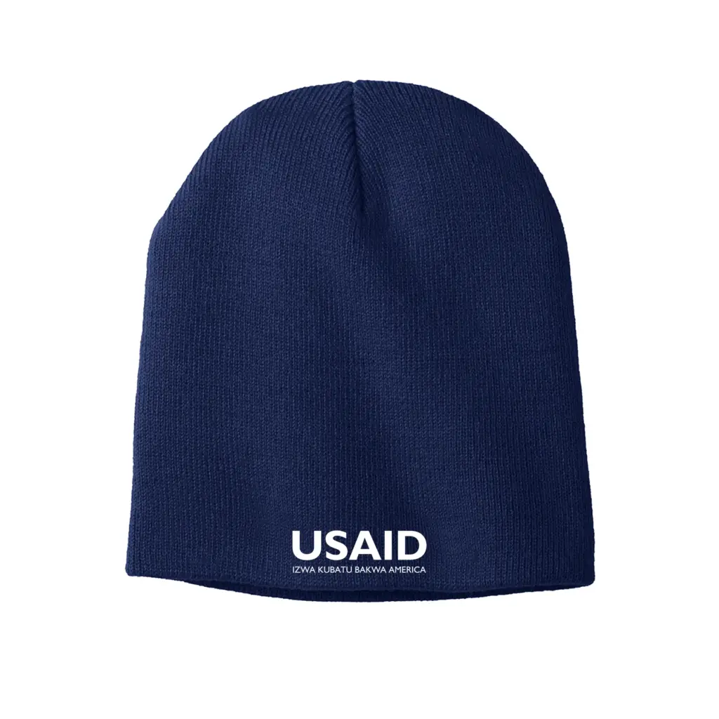 USAID Lozi - Embroidered Port & Company Knit Skull Cap
