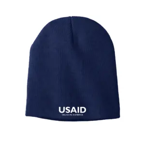 USAID Luganda - Embroidered Port & Company Knit Skull Cap