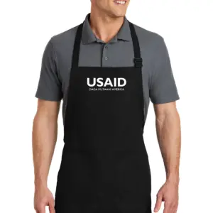 USAID Hausa - Embroidered Port Authority Full Length Apron w/Pouch Pocket