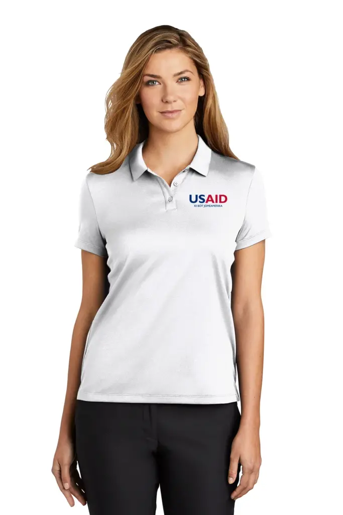 USAID Luo Nike Golf Ladies Dry Essential Solid Polo Shirt