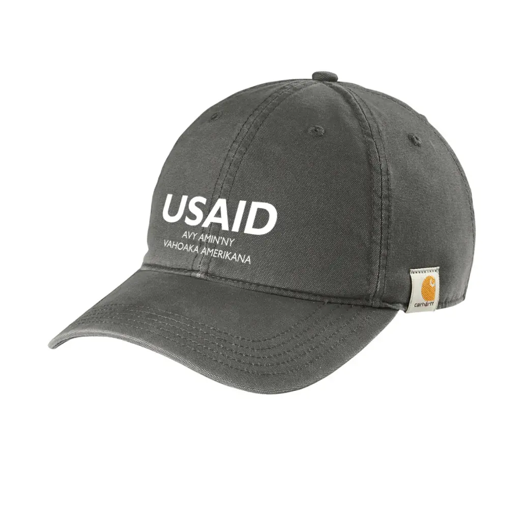 USAID Malagasy - Embroidered Carhartt Cotton Canvas Cap (Min 12 pcs)